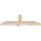 Ekena Millwork Eugene Smooth Timber Gable Bracket, Douglas Fir, 60"W x 20"H x 3 1/2"D x 5 1/2"F, 8/12 Pitch GBW060X20X0406EUG00SDF - alternate 4
